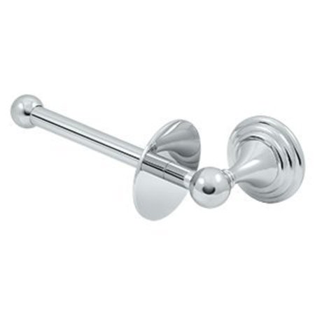 DELTANA 98C-Series Classic Toilet Paper Holder Single Post Polished Chrome 98C2001L-26